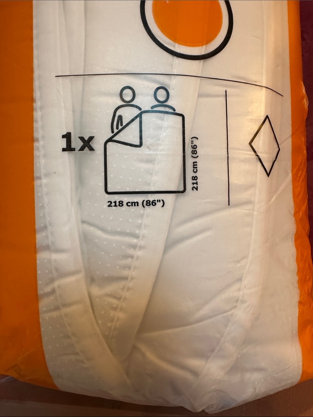 New IKEA White Full/Queen comforter - Picture 4 of 4